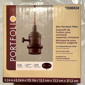 Portfolio Mini Pendant Fitter